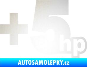 Samolepka + 5hp 003 odrazková reflexní bílá