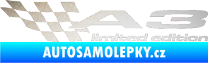 Samolepka A3 limited edition levá odrazková reflexní bílá