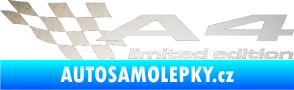 Samolepka A4 limited edition levá odrazková reflexní bílá