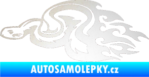 Samolepka Animal flames 042 levá had odrazková reflexní bílá