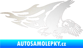 Samolepka Animal flames 081 pravá orel odrazková reflexní bílá