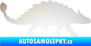 Samolepka Ankylosaurus 001 pravá odrazková reflexní bílá