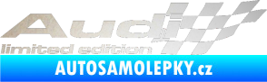 Samolepka Audi limited edition pravá odrazková reflexní bílá