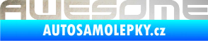 Samolepka Awesome odrazková reflexní bílá