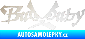 Samolepka Bad Baby odrazková reflexní bílá
