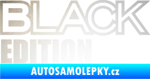 Samolepka Black edition odrazková reflexní bílá