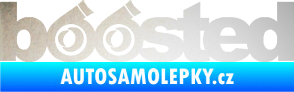 Samolepka Boosted turbo odrazková reflexní bílá