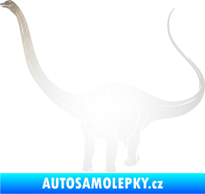 Samolepka Brachiosaurus 002 levá odrazková reflexní bílá