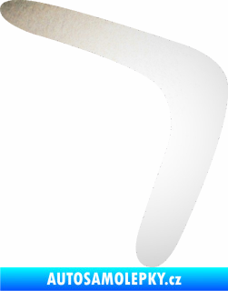 Samolepka Bumerang 001 pravá odrazková reflexní bílá