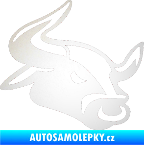 Samolepka Býk 001 pravá odrazková reflexní bílá