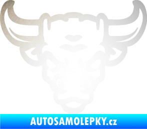 Samolepka Býk 012 odrazková reflexní bílá