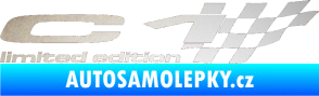 Samolepka C1 limited edition pravá odrazková reflexní bílá