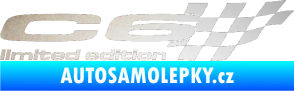 Samolepka C6 limited edition pravá odrazková reflexní bílá