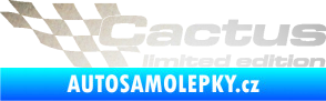 Samolepka Cactus limited edition levá odrazková reflexní bílá