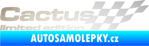 Samolepka Cactus limited edition pravá odrazková reflexní bílá