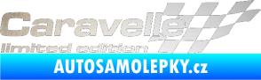 Samolepka Caravelle limited edition pravá odrazková reflexní bílá