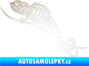 Samolepka Chameleon 003 levá odrazková reflexní bílá