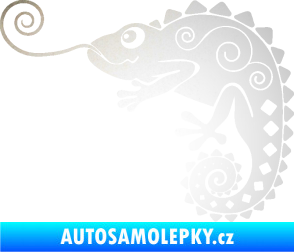 Samolepka Chameleon 004 levá odrazková reflexní bílá