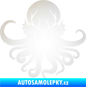 Samolepka Chobotnice 002 levá odrazková reflexní bílá