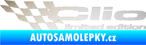 Samolepka Clio limited edition levá odrazková reflexní bílá