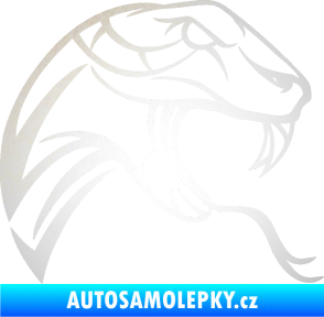 Samolepka Cobra 002 pravá odrazková reflexní bílá