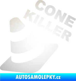 Samolepka Cone killer  odrazková reflexní bílá