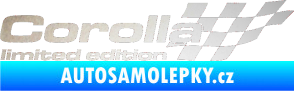 Samolepka Corolla limited edition pravá odrazková reflexní bílá