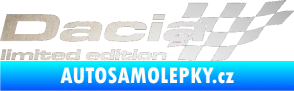 Samolepka Dacia limited edition pravá odrazková reflexní bílá