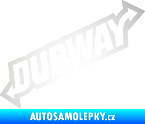 Samolepka Dübway 002 odrazková reflexní bílá