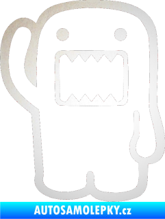 Samolepka Domo 001 levá hello odrazková reflexní bílá