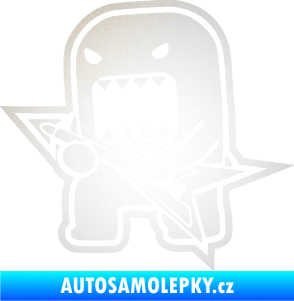 Samolepka Domo 004 levá rocker odrazková reflexní bílá