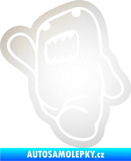 Samolepka Domo 013 levá běžící odrazková reflexní bílá