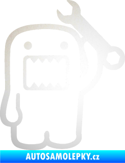 Samolepka Domo 022 pravá mechanik odrazková reflexní bílá