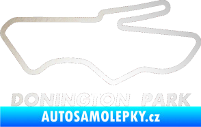 Samolepka Okruh Donington Park odrazková reflexní bílá