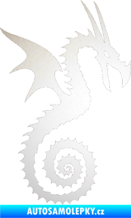 Samolepka Dragon 020 pravá odrazková reflexní bílá