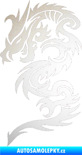 Samolepka Dragon 022 levá odrazková reflexní bílá