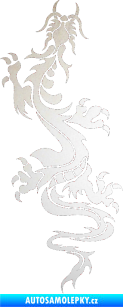 Samolepka Dragon 028 pravá odrazková reflexní bílá