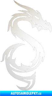 Samolepka Dragon 033 pravá odrazková reflexní bílá