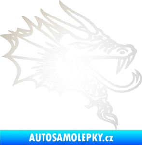 Samolepka Dragon 046 pravá odrazková reflexní bílá