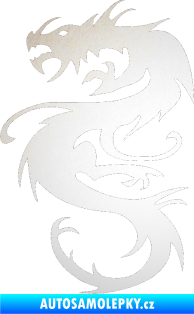 Samolepka Dragon 047 levá odrazková reflexní bílá
