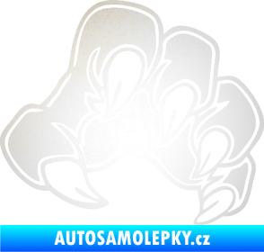 Samolepka Drápy 001 pravá odrazková reflexní bílá