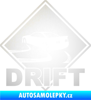 Samolepka Drift 001 odrazková reflexní bílá
