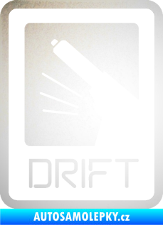 Samolepka Drift 004 odrazková reflexní bílá