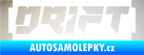 Samolepka Drift 006 nápis odrazková reflexní bílá