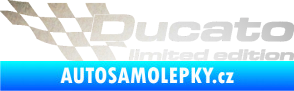 Samolepka Ducato limited edition levá odrazková reflexní bílá