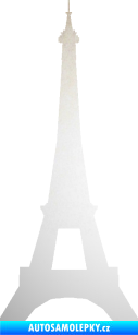 Samolepka Eifelova věž 001 odrazková reflexní bílá