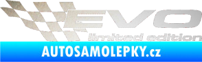 Samolepka Evo limited edition levá odrazková reflexní bílá