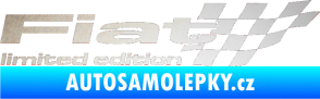 Samolepka Fiat limited edition pravá odrazková reflexní bílá
