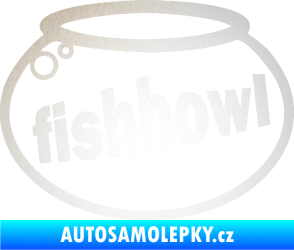 Samolepka Fishbowl akvárium odrazková reflexní bílá