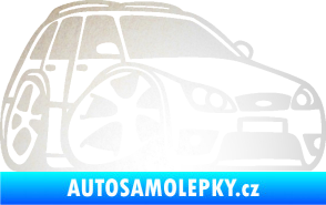 Samolepka Ford Mondeo combi karikatura pravá odrazková reflexní bílá